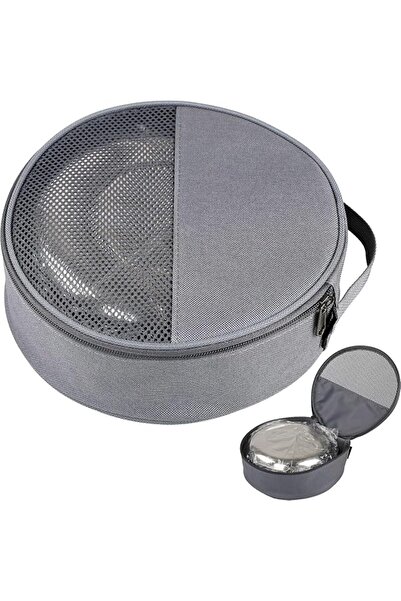 SYOSI Camping Dish Organizer Bag for Plates and Cutlery, Portable Tableware S...