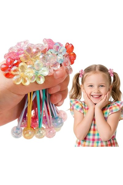 TERRIFI 14 Pieces Soft Elastic Hair Ties for Girls – Colorful Non-Slip Ponyta...