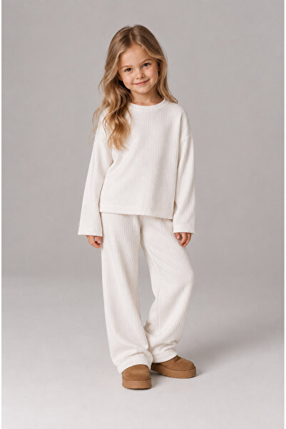 ÖZ PAMUK Children's Patterned Pajama Set – Long Sleeve Soft Comfortable Top a...