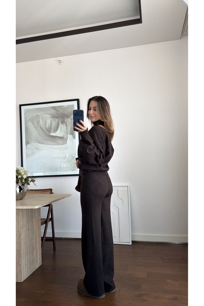 sinem kıvanç BALIKÇI YAKA 3´LÜ TRİKO TAKIM