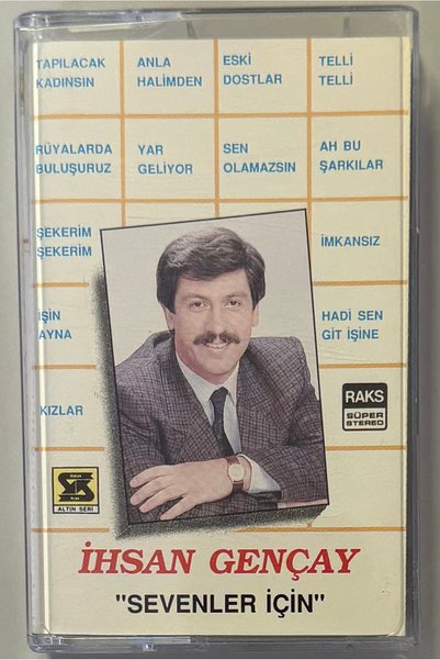 RAKS MÜZİK YAPIM Ihsan Gencay Cassette for Lovers (Paper Edition)