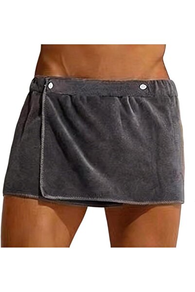 GENERAL Men Boys Soft Wearable Bath Towel Short Pants Adjustable Mircofiber T...