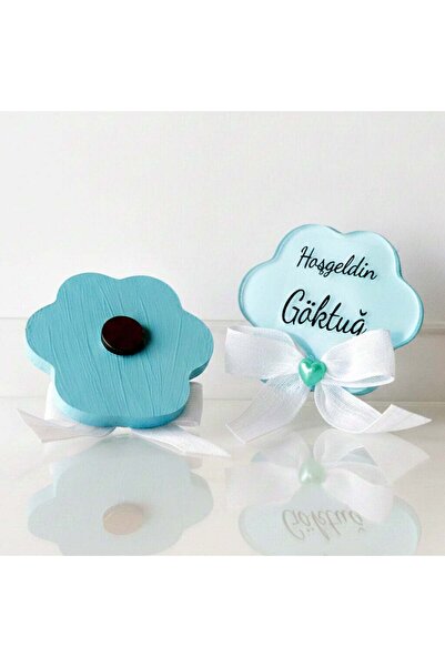 Mekece Baby Candy Gift Bebe-343M Cloud Shaped Blue Transparent Plexiglass Mag...