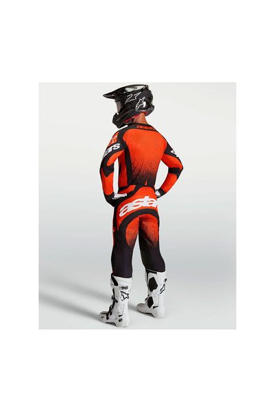 Alpinestars Techstar Swan Off-Road Motosiklet Pantolonu Kırmızı Siyah