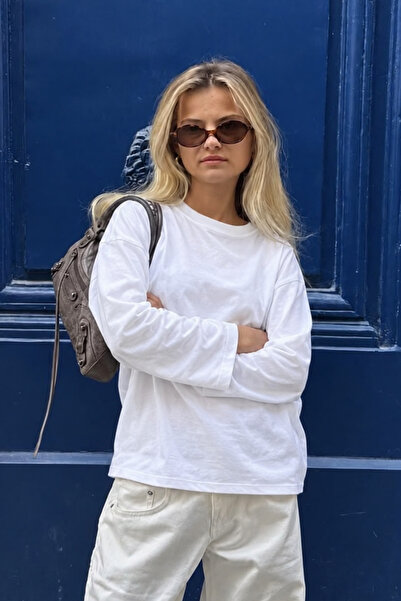 Hola Lady Basic Uzun Kollu T-shirt HL06