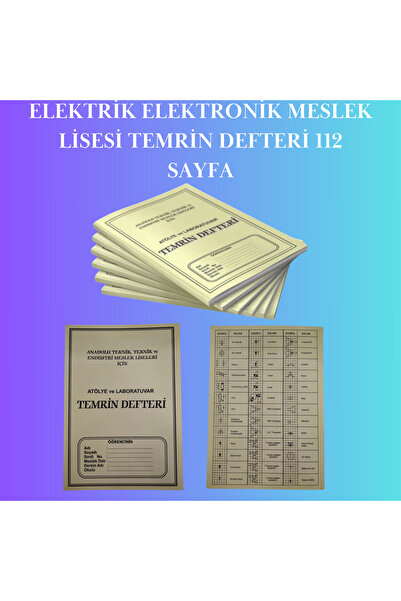 Genel Markalar BES ELEKTRONİK-Atölye ve Laboratuvar Temrin Defteri 112 Yaprak...
