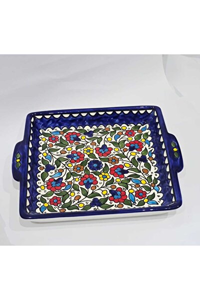 Generic Brand Handmade square ceramic dish (23 x 23 cm)