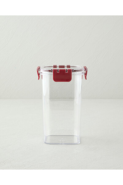 English Home Ador Plastik Kavanoz 1400 ml Bordo