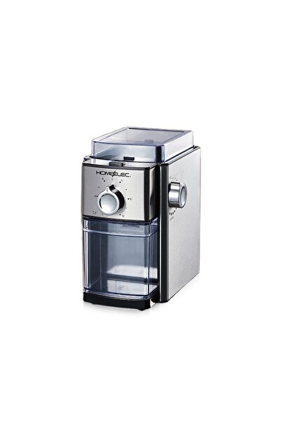 Home Elec طاحونة قهوة هوم إلك 200 جرام 150 واط ستانلس ستيل فضي