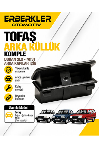 ERBERKLER Tofaş Arka Kapılar için Küllük Komple Doğan Slx M131 Arka Küllük