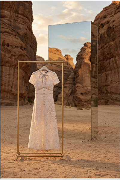 Generic Brand فستان سهرة ابيض