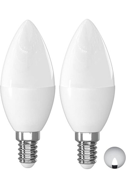 Generic مصابيح LED على شكل شمعة E14 فائقة السطوع بقوة 7 واط، لون أبيض 6500 كل...