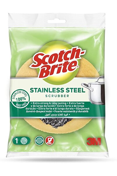 Scotch Brite Scotch-Brite Stainless Steel Metal Spiral Scrub sponge, 1 piece/...