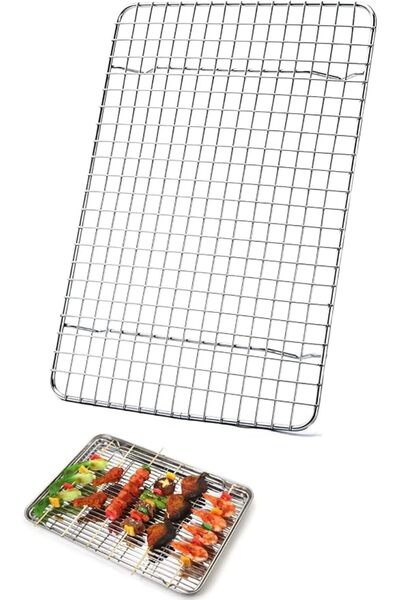 AZONEE Cooling Rack For Baking, Baking Rack with 18/8 Stainless Steel Bold Gr...