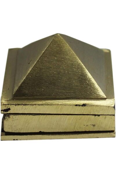 Generic Latas 3-Layer(91 Pyramid) Brass Pyramid Energy Grid Vastu for Positiv...