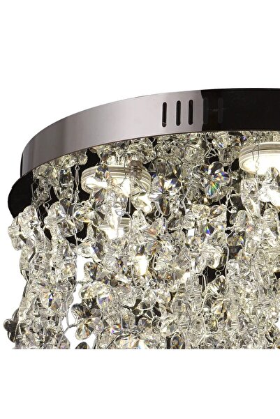 Flippy Πολυέλαιος LED Crystal LLC212/400BU Στρογγυλός, 22W, Ψυχρό/Ζεστό/Ουδέτ...