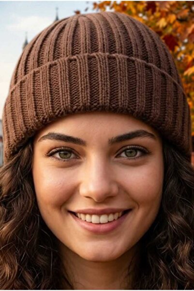 Uniquetrenders قبعة شتوية نسائية من الصوف المضلع