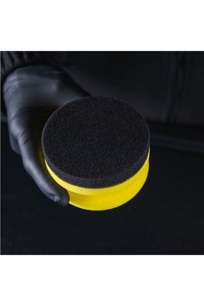 K2 Burete aplicator pentru ceara cu maner ergonomic,K2, precis, 90x55mm, negru / galben