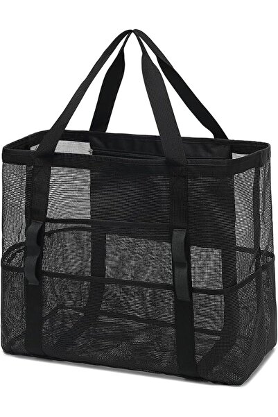 Aputue Mesh Beach Bag, Oversized Breathable Beach Tote Bag, Durable Mesh Pool...