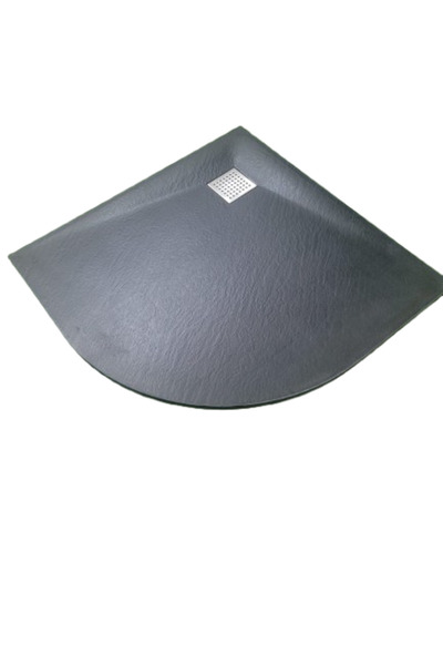 ROMSTAL Cădiță de duș, Romstal, semicirculară, din compozit, 90 x 90 x 3.5 cm...