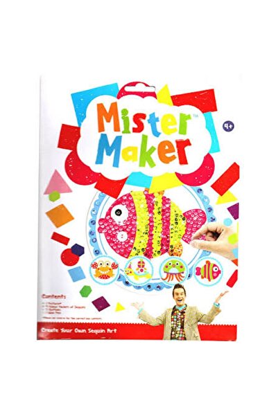 MISTERCOOK Mister Maker Make Your Own Sequin Art 4 Asst
