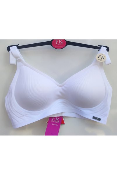 F.K Fk Seamless Laser Cut Bra Ghost Bra Non-Wired Padded Bra
