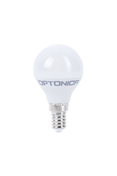 OPTONICA Λαμπτήρας LED E14 G45 5.5W Θερμό Λευκό