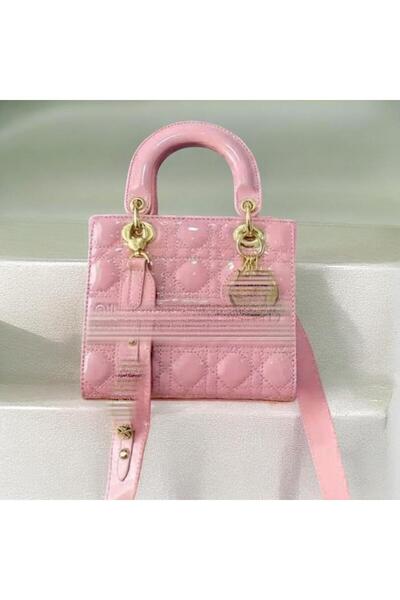 genric Luxury Leather Pink Bag