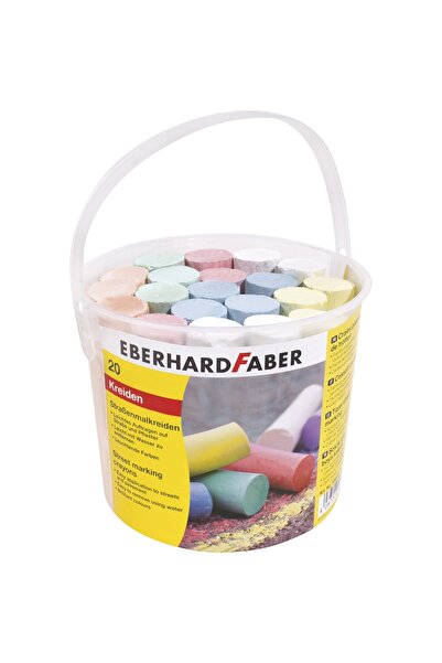 Eberhard Faber Chalk 20 pieces for asphalt drawing