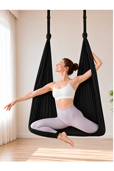 BEYLİNİ Yoga Hamağı Fly Salıncağı Yükseklik Ayarlanabilir Antigravity Esnek A...