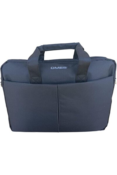 OMES Laptop Bag, Professional Business Briefcase, Navy Blue