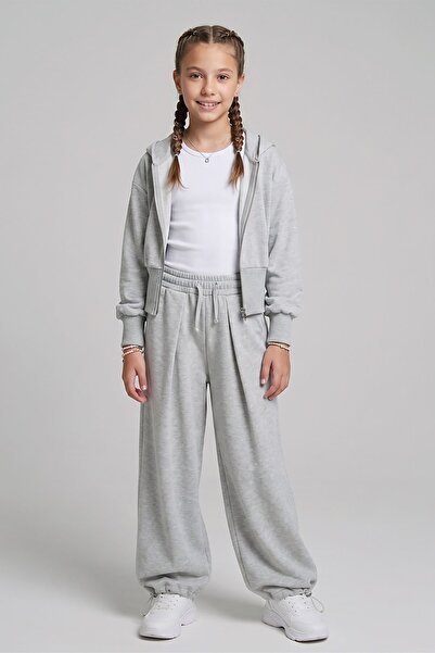 HAUSEkids 9-14 Yaş Alice Linen Kız Çocuk Takım-Uzay Grisi