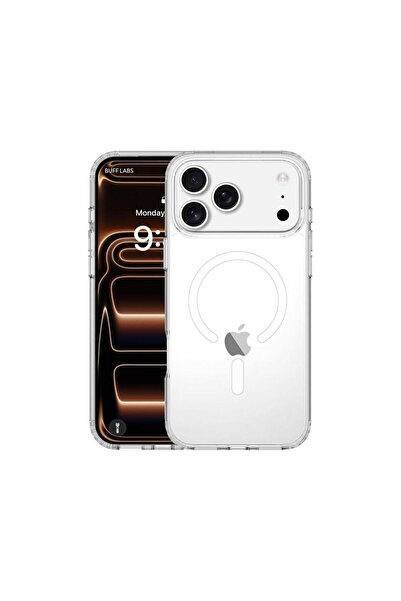 Buff iPhone 18 Pro /17 Pro MagSafe Air Hybrid Kılıf - Şeffaf