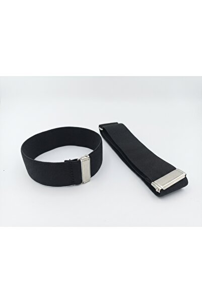 Elegante Cravatte Black Adjustable Flexible Shirt Sleeve Band Sleeve Belt – P...