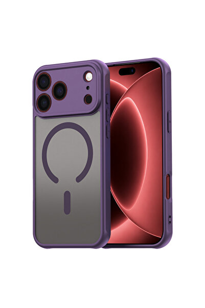 Techsuit Калъф за телефон за iPhone 17 Pro Max, Halofrost II MagSafe, Поликар...