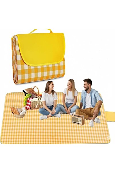 GENERAL 200x200CM Extra Large Picnic Blanket, Waterproof & Washable Outdoor M...