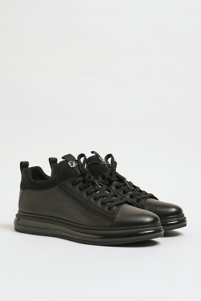 Faruk balkanas Vegas Model Genuine Combination Leather Imported Sole Sneaker ...