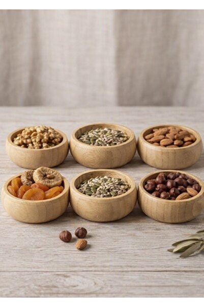 Elis Concept 6-Piece Bamboo Snack Bowl 150ml