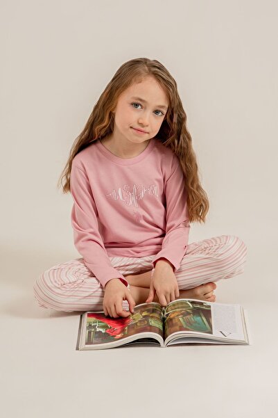 U.S. Polo Assn. 4-14 Years Licensed Us Polo Assn Girls' Set-Dried Rose