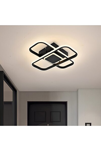 SELEXMO Lustra LED cu telecomanda VECTOR QUAD 52W, lumina Rece/Calda/Neutra, ...