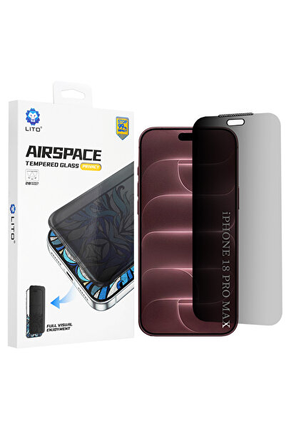 Lito Προστατευτικό οθόνης για iPhone 18 Pro Max, Airspace Border, Γυαλί, Lito...