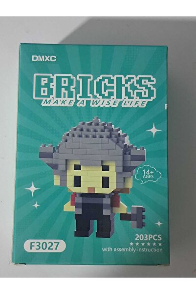renkli outlet karakter bricks 3d yapı blokları mini thor