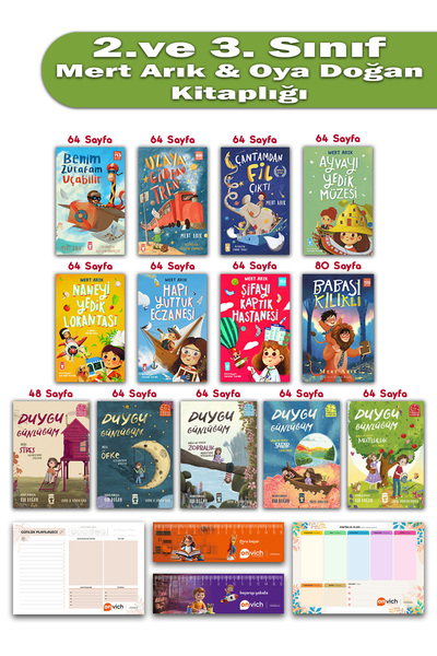 Timaş Çocuk 2. ve 3. Sınıf Mert Arık Oya Doğan Set 13 Kitap - Duygu Günlüğüm ...
