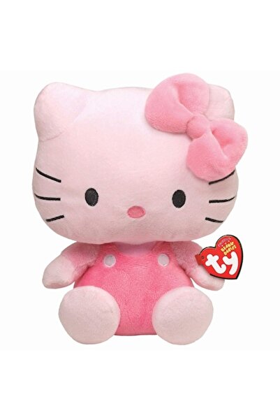 odjas * Jucarie de plus - Beanie Babies, Hello Kitty, 15 cm, roz