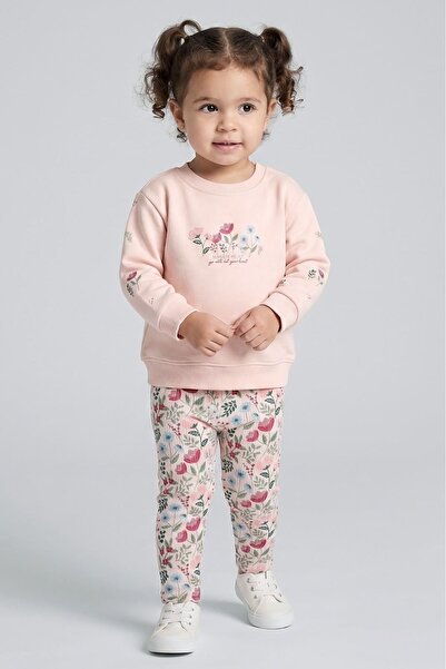 HAUSEkids طقم بناتي من ستلا للأعمار من 1 إلى 4 سنوات - بودرة
