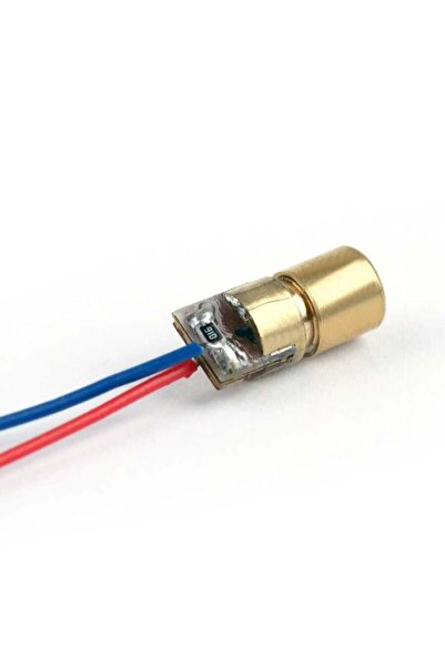 Robotnom 6mm 650nm 5mW Kırmızı Nokta Kafalı Bakır Lazer