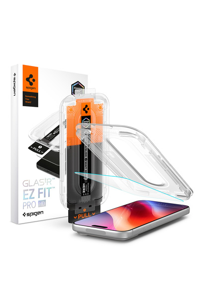 Spigen Θήκη τηλεφώνου για iPhone 16 Pro, Glas.tr Ez-Fit Pro Hd, Σκληρυμένο Γυ...