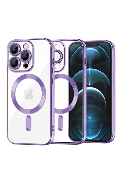 Techsuit Husa Telefon pentru iPhone 12 Pro Max, Luxury Crystal MagSafe, TPU, ...