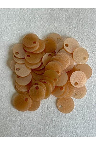 ODDA TASARIM ATÖLYESİ KEMİK MODEL SEDEFLİ BAL RENGİ ÇANTA PULU(50GRAM)