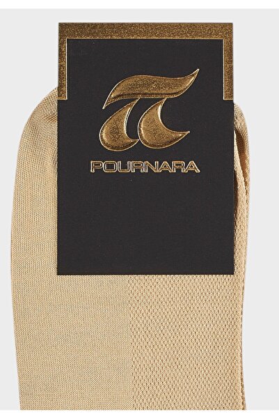 POURNARA Unisex καλτσάκι μπεζ fitness με ελαστική διχτυωτή πλέξη - Μπεζ
